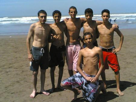 c encore moi avec mes amis &agrave; la plage